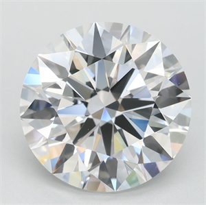 Picture of Lab Grown Diamond 3.79 Carats, Round with Ideal Cut, D Color, IF Clarity and Certified by IGI