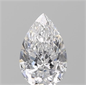 Diamante Natural 0.60 quilates, De pera , Color D, claridad VS2 y certificado GIA