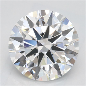 Picture of Lab Grown Diamond 2.01 Carats, Round with Ideal Cut, D Color, VVS1 Clarity and Certified by IGI