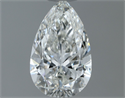 Natural Diamond 0.55 Carats, Pear with  Cut, G Color, VVS2 Clarity and Certified by GIA