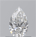 Natural Diamond 0.50 Carats, Pear with  Cut, F Color, VS1 Clarity and Certified by GIA