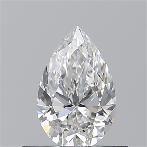 Picture of Natural Diamond 0.50 Carats, Pear with  Cut, F Color, VS1 Clarity and Certified by GIA