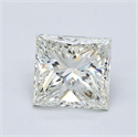 Diamante Natural 1.50 quilates, Princesa , Color J, claridad VS1 y certificado GIA