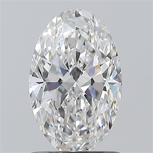 Picture of Natural Diamond 1.01 Carats, Oval with  Cut, E Color, VS1 Clarity and Certified by GIA