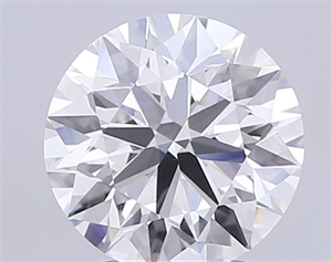 Picture of Lab Grown Diamond 4.01 Carats, Round with Excellent Cut, D Color, VVS2 Clarity and Certified by IGI