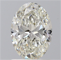 Natural Diamond 1.03 Carats, Oval with  Cut, J Color, VS2 Clarity and Certified by GIA