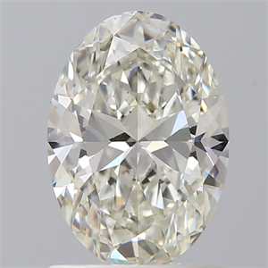 Picture of Natural Diamond 1.03 Carats, Oval with  Cut, J Color, VS2 Clarity and Certified by GIA