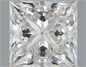 Natural Diamond 1.01 Carats, Princess with  Cut, K Color, SI1 Clarity and Certified by GIA