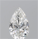 Natural Diamond 0.72 Carats, Pear with  Cut, G Color, VVS1 Clarity and Certified by GIA