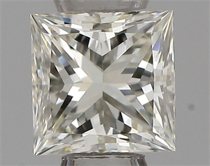 Picture of Natural Diamond 0.30 Carats, Princess with  Cut, I Color, VVS2 Clarity and Certified by IGI