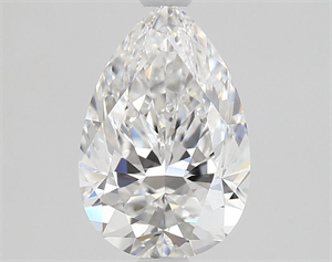 Picture of Natural Diamond 1.10 Carats, Pear with  Cut, D Color, VVS1 Clarity and Certified by GIA