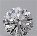 Diamante Natural 0.40 quilates, Redondo , Color F, claridad VVS2 y certificado GIA