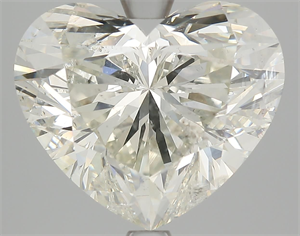 Picture of Natural Diamond 6.05 Carats, Heart with  Cut, J Color, SI2 Clarity and Certified by HRD