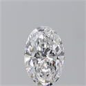 Natural Diamond 2.01 Carats, Oval with  Cut, D Color, SI1 Clarity and Certified by GIA