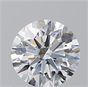 Natural Diamond 0.70 Carats, Round with Excellent Cut, E Color, VVS1 Clarity and Certified by GIA