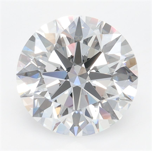 Picture of Lab Grown Diamond 3.33 Carats, Round with Ideal Cut, D Color, VVS1 Clarity and Certified by IGI