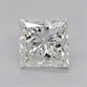 Picture of Natural Diamond 2.01 Carats, Princess with  Cut, J Color, SI1 Clarity and Certified by GIA