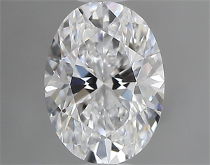 Picture of Natural Diamond 0.50 Carats, Oval with  Cut, D Color, VVS2 Clarity and Certified by GIA