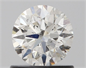 Natural Diamond 0.70 Carats, Round with Excellent Cut, H Color, I1 Clarity and Certified by GIA