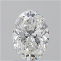 Diamante Natural 1.30 quilates, Ovalado , Color H, claridad SI2 y certificado GIA