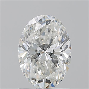 Foto Diamante Natural 1.30 quilates, Ovalado , Color H, claridad SI2 y certificado GIA de