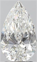 Diamante Natural 2.01 quilates, De pera , Color F, claridad VS1 y certificado GIA