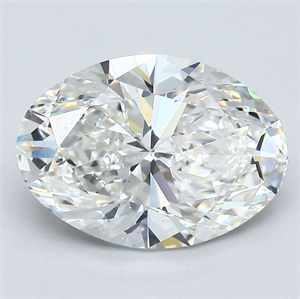 Picture of Natural Diamond 3.20 Carats, Oval with  Cut, G Color, VS2 Clarity and Certified by GIA