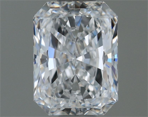 Picture of Natural Diamond 0.51 Carats, Radiant with  Cut, E Color, VVS2 Clarity and Certified by GIA