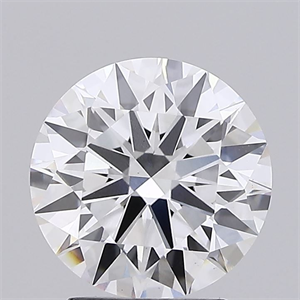 Picture of Lab Grown Diamond 2.71 Carats, Round with Ideal Cut, D Color, VS1 Clarity and Certified by IGI