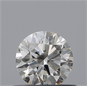 Natural Diamond 0.46 Carats, Round with Excellent Cut, F Color, IF Clarity and Certified by IGI