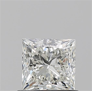 Picture of Natural Diamond 0.76 Carats, Princess with  Cut, J Color, VVS1 Clarity and Certified by GIA