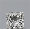 Natural Diamond 0.31 Carats, Princess with  Cut, G Color, IF Clarity and Certified by GIA