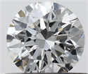 Diamante Natural 0.46 quilates, Redondo , Color H, claridad VVS2 y certificado IGI