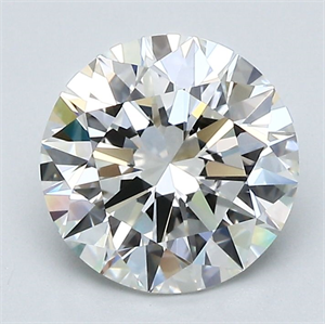 Foto Diamante Natural 2.25 quilates, Redondo , Color G, claridad VVS2 y certificado GIA de