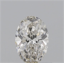 Diamante Natural 0.51 quilates, Ovalado , Color H, claridad VVS1 y certificado GIA