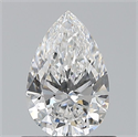 Natural Diamond 0.70 Carats, Pear with  Cut, E Color, VS1 Clarity and Certified by GIA