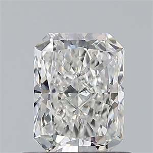 Picture of Natural Diamond 0.70 Carats, Radiant with  Cut, H Color, VVS1 Clarity and Certified by GIA
