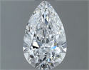 Diamante Natural 0.70 quilates, De pera , Color D, claridad VS2 y certificado GIA