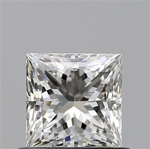 Picture of Natural Diamond 0.71 Carats, Princess with  Cut, H Color, VS1 Clarity and Certified by GIA