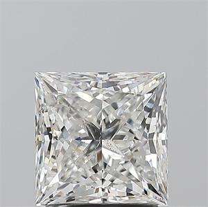 Picture of Natural Diamond 2.01 Carats, Princess with  Cut, G Color, SI2 Clarity and Certified by GIA