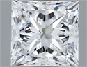 Natural Diamond 1.00 Carats, Princess with  Cut, E Color, VS1 Clarity and Certified by IGI