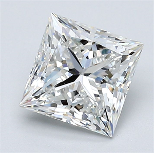 Picture of Natural Diamond 2.01 Carats, Princess with  Cut, G Color, VVS2 Clarity and Certified by GIA