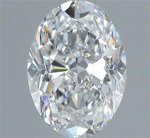 Picture of Natural Diamond 1.01 Carats, Oval with  Cut, D Color, VS2 Clarity and Certified by GIA