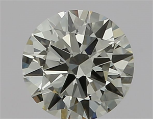 Picture of Natural Diamond 0.50 Carats, Round with Excellent Cut, J Color, VVS1 Clarity and Certified by IGI
