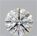 Natural Diamond 1.01 Carats, Round with Excellent Cut, L Color, VS2 Clarity and Certified by GIA