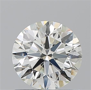 Picture of Natural Diamond 1.01 Carats, Round with Excellent Cut, L Color, VS2 Clarity and Certified by GIA