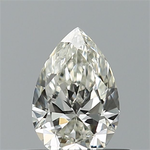 Foto Diamante Natural 0.40 quilates, De pera , Color J, claridad VVS2 y certificado GIA de