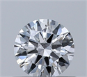 Natural Diamond 0.41 Carats, Round with Excellent Cut, D Color, SI1 Clarity and Certified by GIA