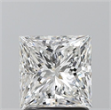 Diamante Natural 1.71 quilates, Princesa , Color G, claridad SI1 y certificado GIA