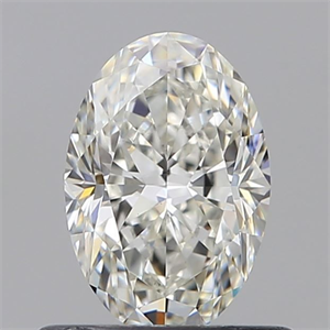 Picture of Natural Diamond 0.65 Carats, Oval with  Cut, H Color, VS1 Clarity and Certified by GIA